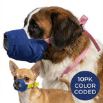 Color-Coded Strap Quick Muzzle for Dogs Sets