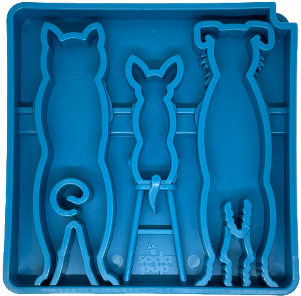 Waiting Dogs eTray - Shallow Slow Feeder Bowl for Enrichment