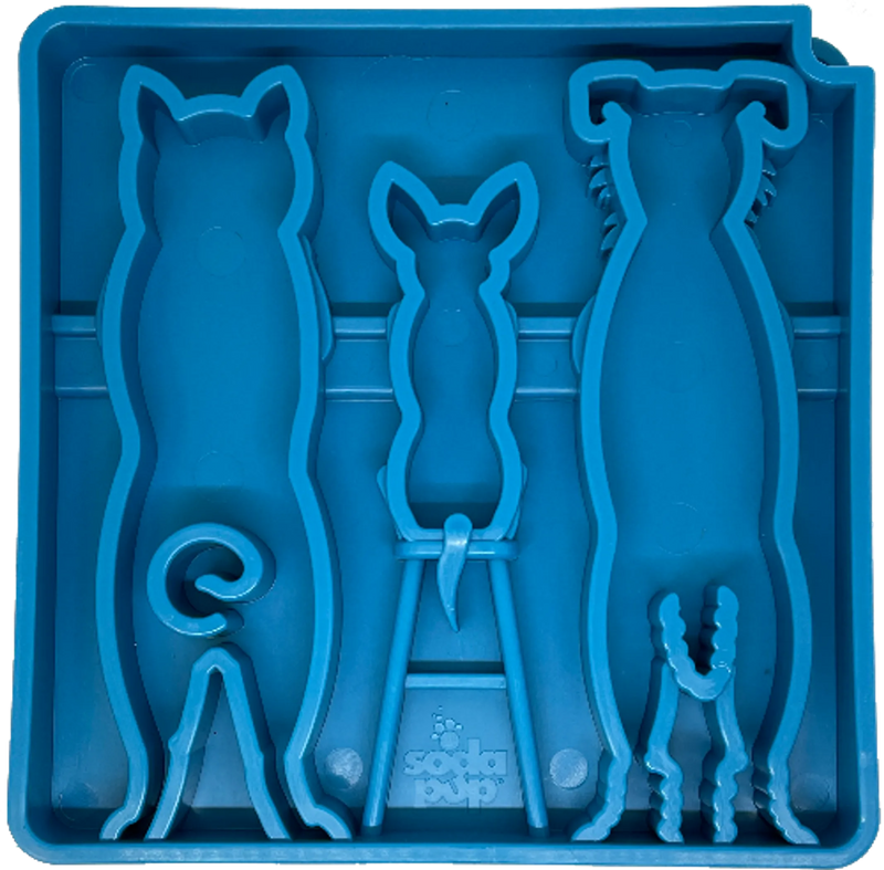 Waiting Dogs eTray - Shallow Slow Feeder Bowl for Enrichment