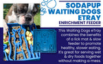 Waiting Dogs eTray - Shallow Slow Feeder Bowl for Enrichment